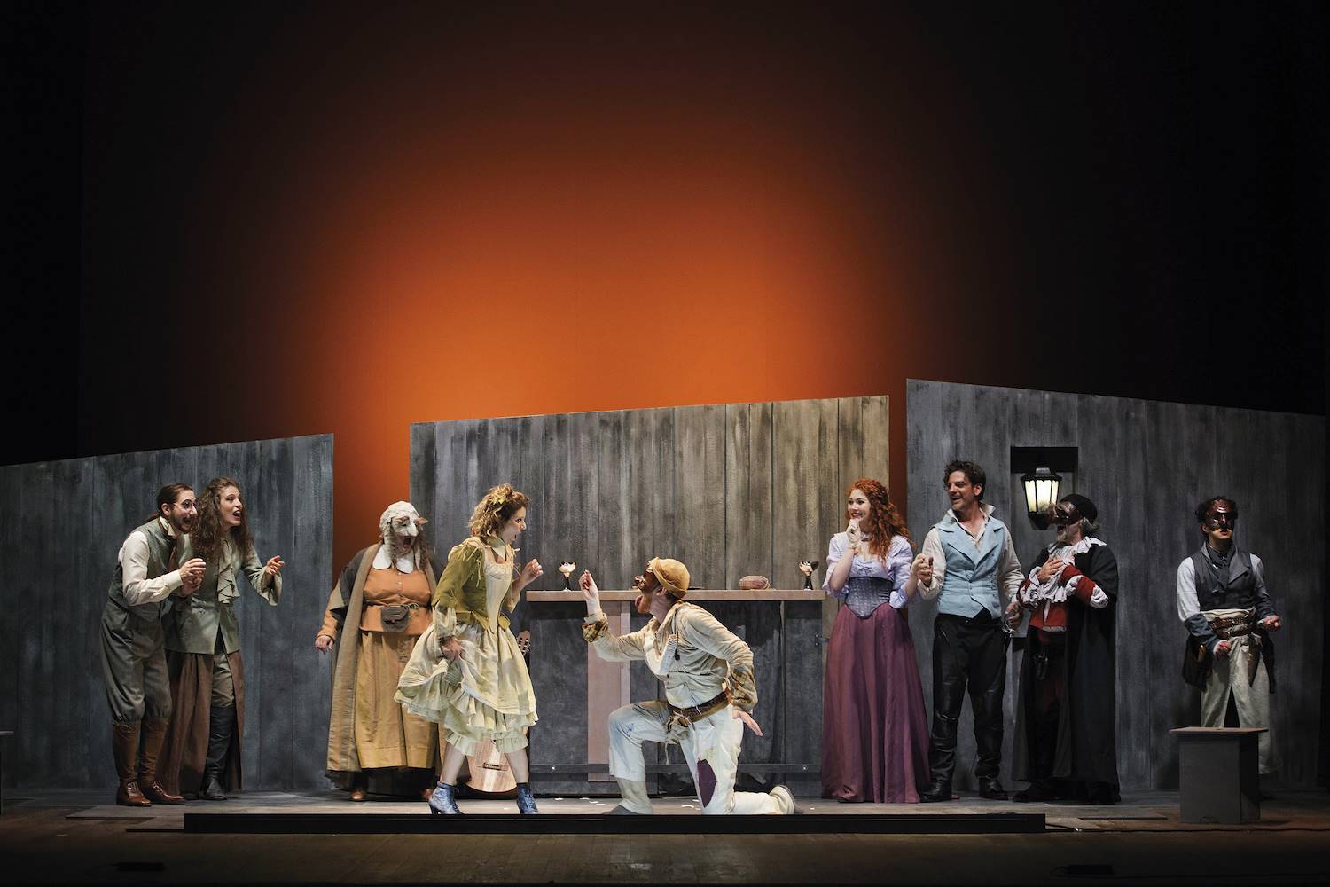 ARLECCHINO MUTO PER SPAVENTO