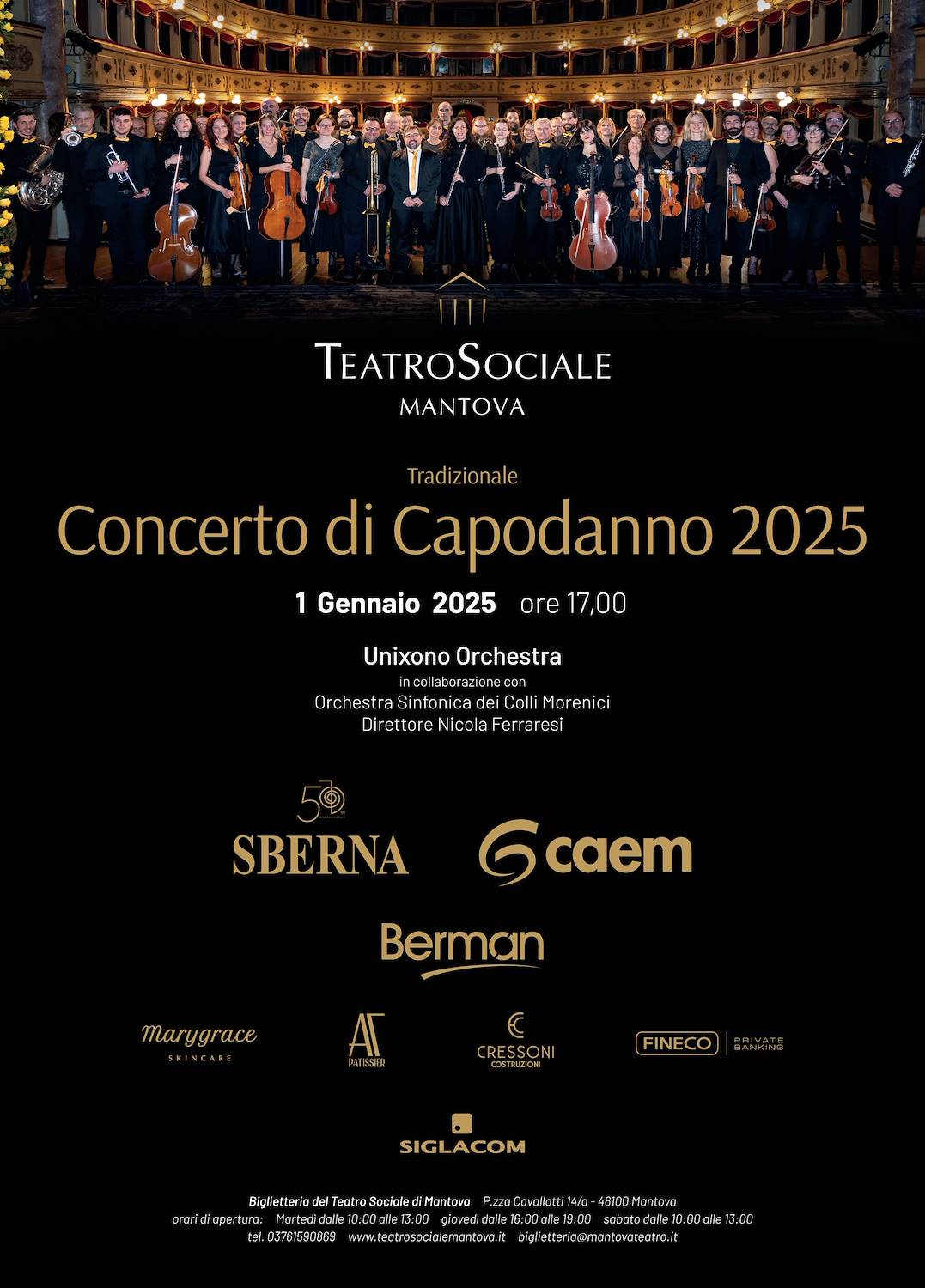 TRADIZIONALE CONCERTO DI CAPODANNO 2025