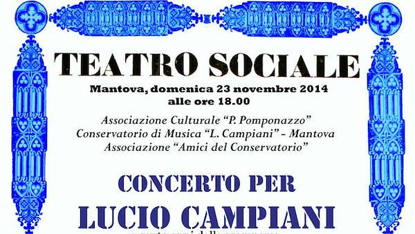 Concerto per Lucio Campiani