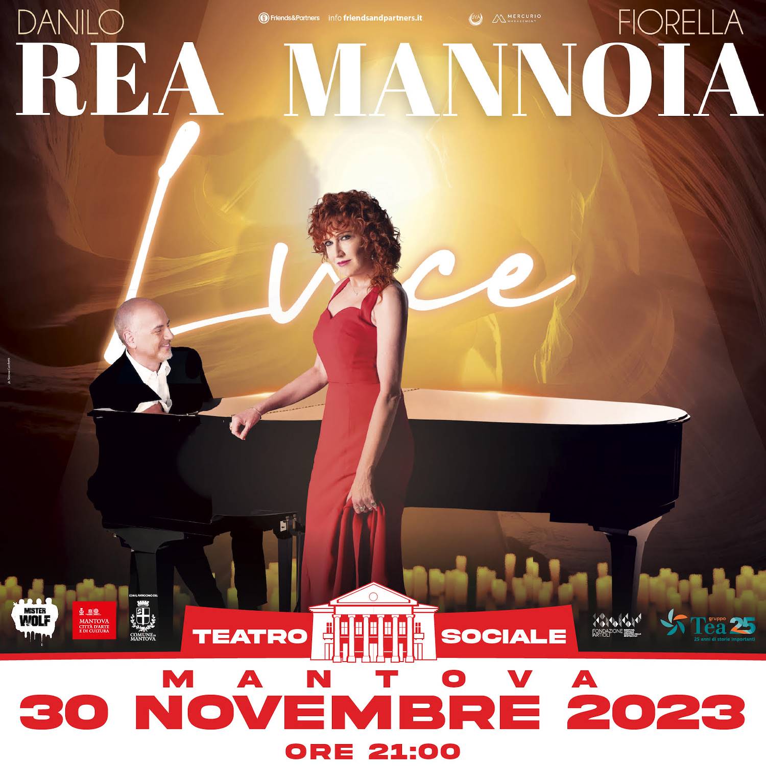 FIORELLA MANNOIA E DANILO REA  IN  "LUCE"
