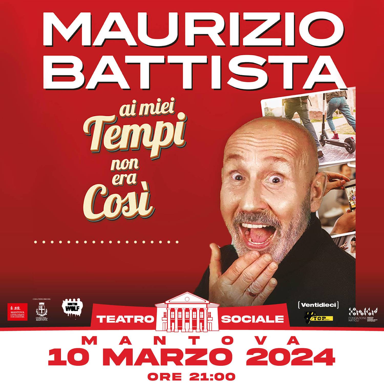 MAURIZIO BATTISTA - AI MIEI TEMPI NON ERA COSI